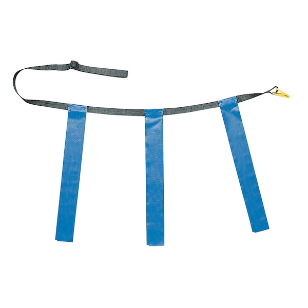 Champion Sports Triple Flag Football Set, Youth Size, Blue, 25" - 31", PK12 TFFYBL - main